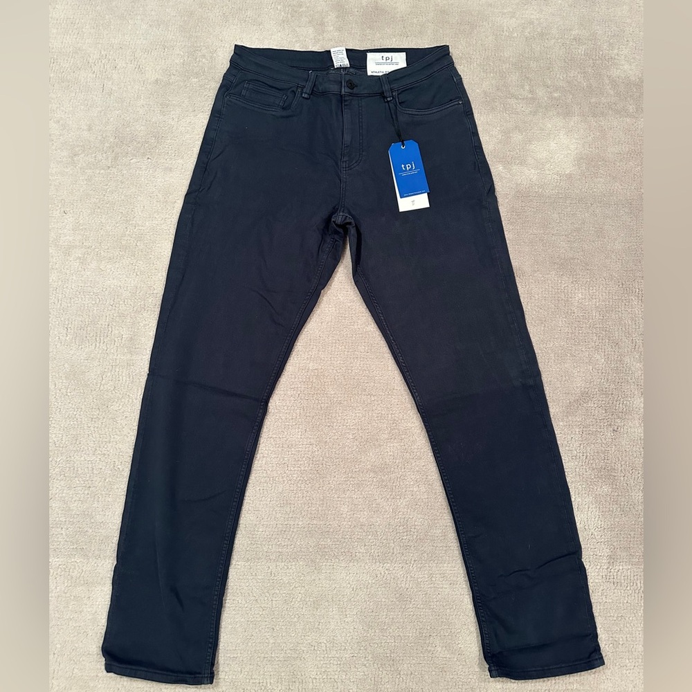 PERFECT Men’s Relaxed Fit Jeans 38x36 Dark Wash Stretch Denim NWT